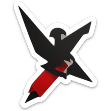 Anti-fascist symbol sticker