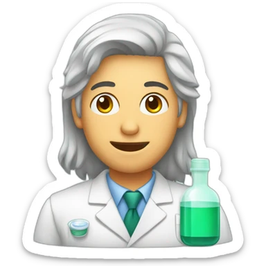 Quimico farmacológico joven  sticker