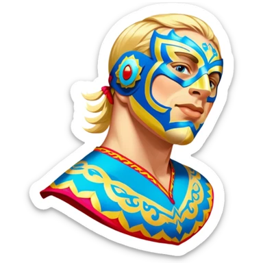 Luchador sticker