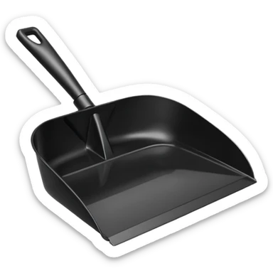 Dustpan sticker