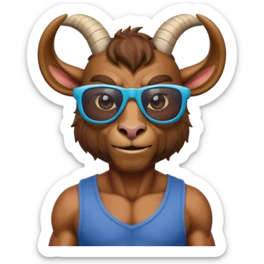 Sigma Goat Man sticker