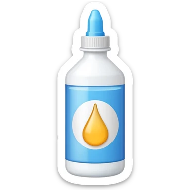 a bottle of glue  sticker