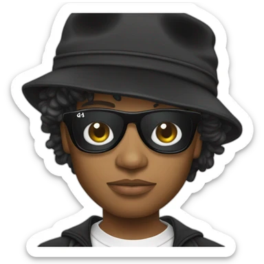 Eazy e on 64 sticker