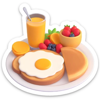 breakfast sticker