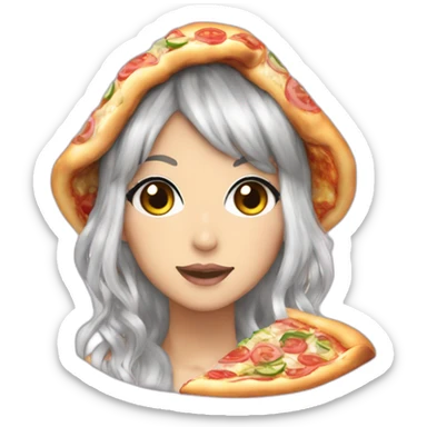 gyaru pizza sticker