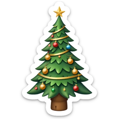 sapin de noel sticker
