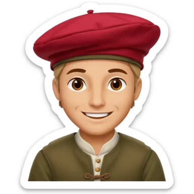 MITOLOGICAL CARACTER OF THE BASQUE COUNTRY OLENTZERO, sticker