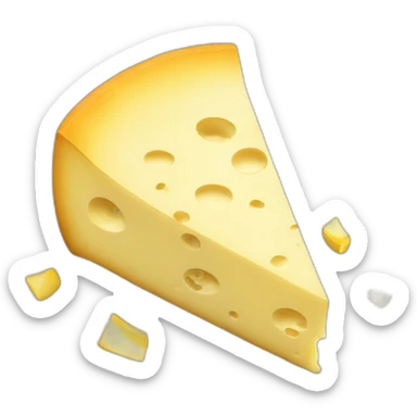 Fromage avec pomme sticker