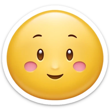 Une bulle de BD jaune avec dedans un coeur blanc  sticker