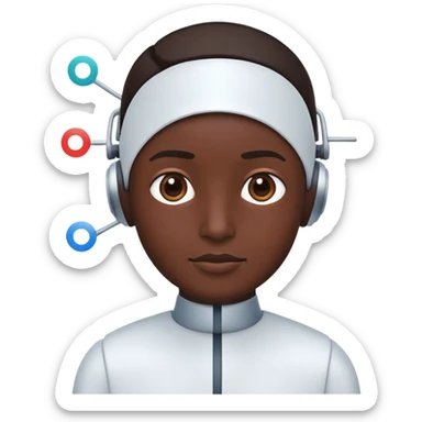 Artificial Intelligent learning model sticker