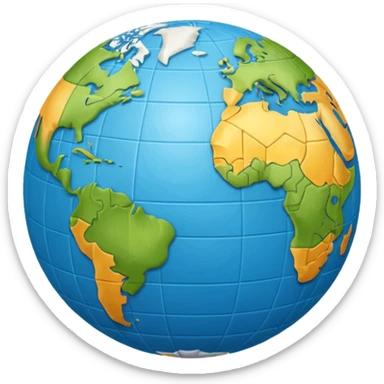 globe biznaga sticker