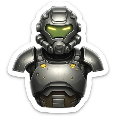 Power armor fallout sticker