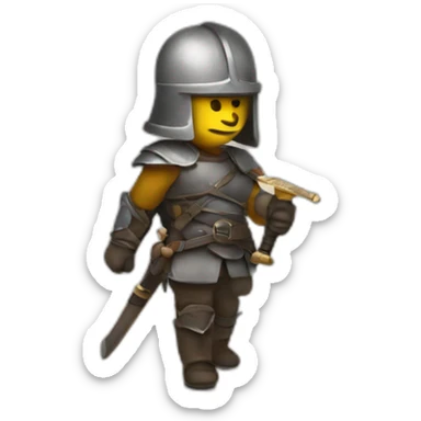 traflagar d law with a sword sticker