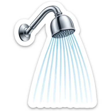 shower sticker