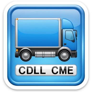 CDL license sticker
