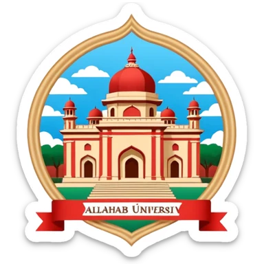 I want the emoji of the logo of allahabad university sticker
