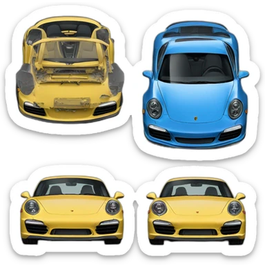 Porsche carrera s sticker