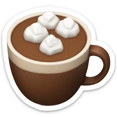 Hot cocoa sticker