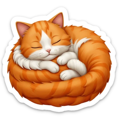 Cat-sleep sticker