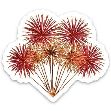 IShowSpeed celebrating with fireworks sticker