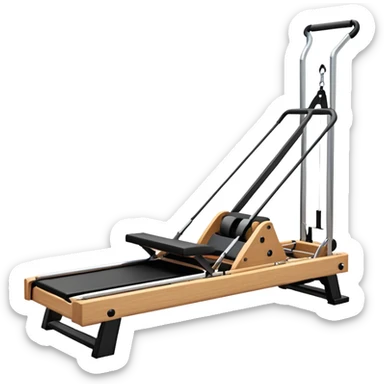 pilates reformer exercise equipment sticker
