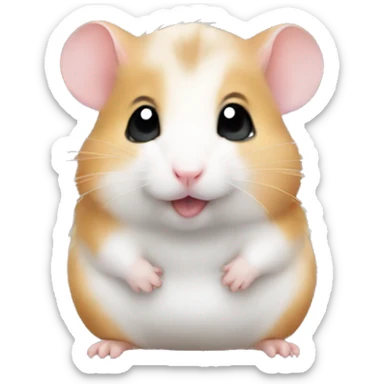Baby hamster  sticker