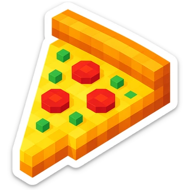 Pizza sticker