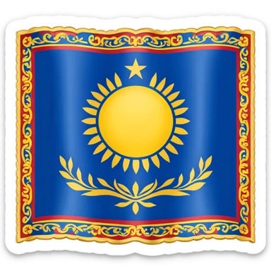 buryatia flag sticker