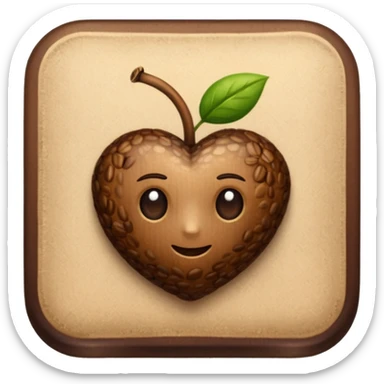 one piece of coffee seed sticker