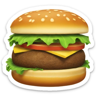 Krabby patty sticker