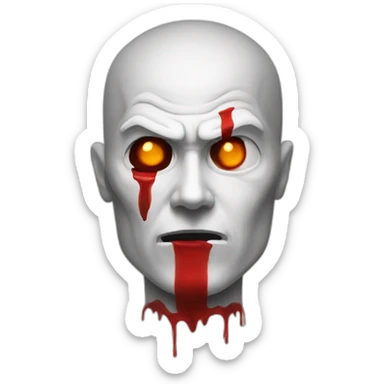 Dead bloodshot sticker