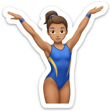 justaucorps gymnastique sticker