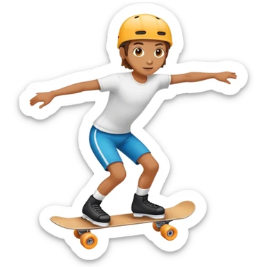 Roller artistic skater  sticker