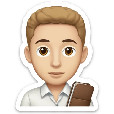 Jewish man with his pocket stuffed sticker