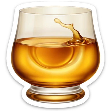 crown royal crown gold glass with black background sticker