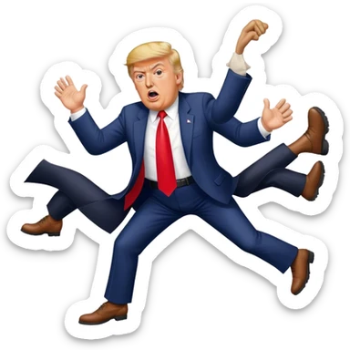 President Trump kicking out illegal immigrants sticker