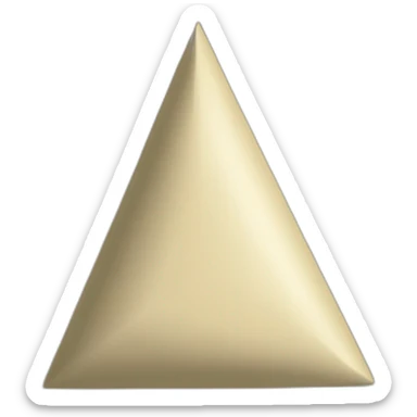 rebanada triangular con un palo atravezado sticker