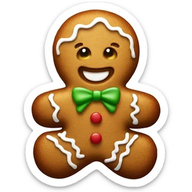 Gingerbread man  sticker