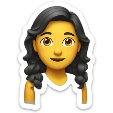 chica guapa  sticker