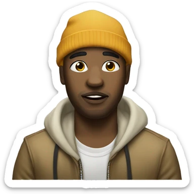 Ice spice rapper sticker