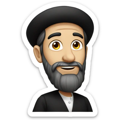 orthodox Jewish man sticker