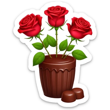 Malteser with Roses  sticker