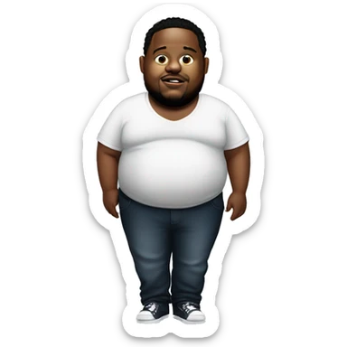 kendrick lamar but obese sticker