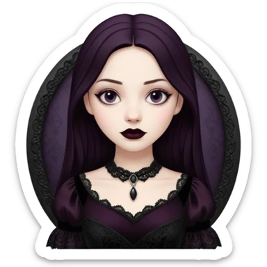 Dark romance sticker