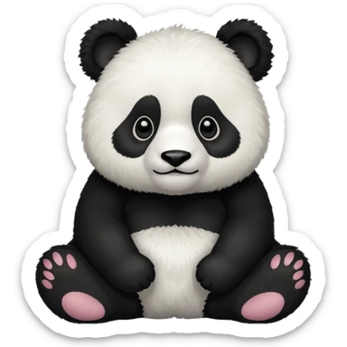 Panda roux sticker