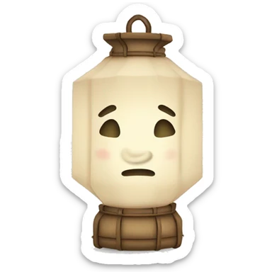 Oriental paper Latern sticker