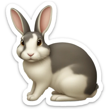 Écureuil et lapin sticker