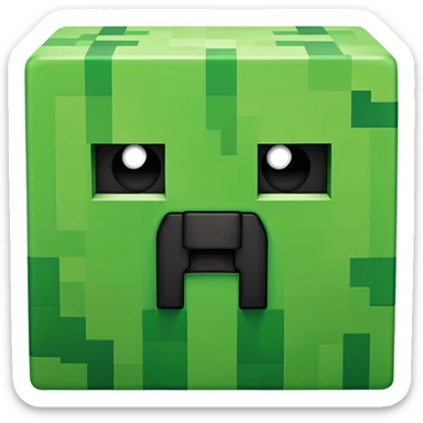 Minecraft Creeper sticker