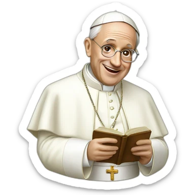 papa francesco sticker