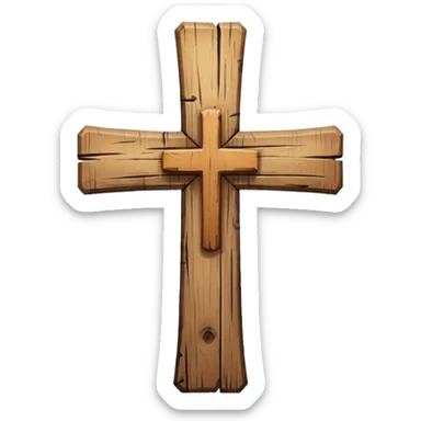 Cross sticker